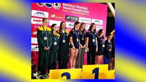 Biathle/Triathle – Mila Aucamp presteer by Wêreldkampioenskap