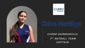 Netball Captain – Meet Chloe Matthys from Curro Durbanville