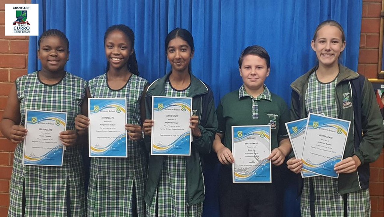 Veldenvlei Orators Competition - Grandleigh Schools