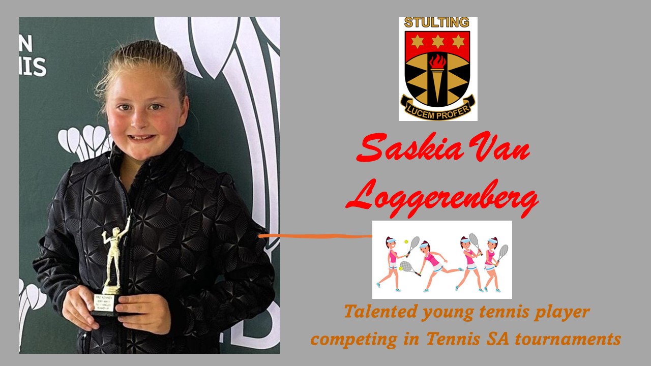 Talented young tennis player - Stulting Primary School Humansdorp