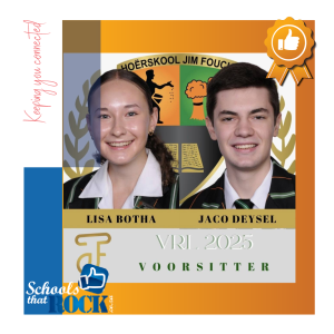 Hoofleiers 2025 – Hoërskool Jim Fouché