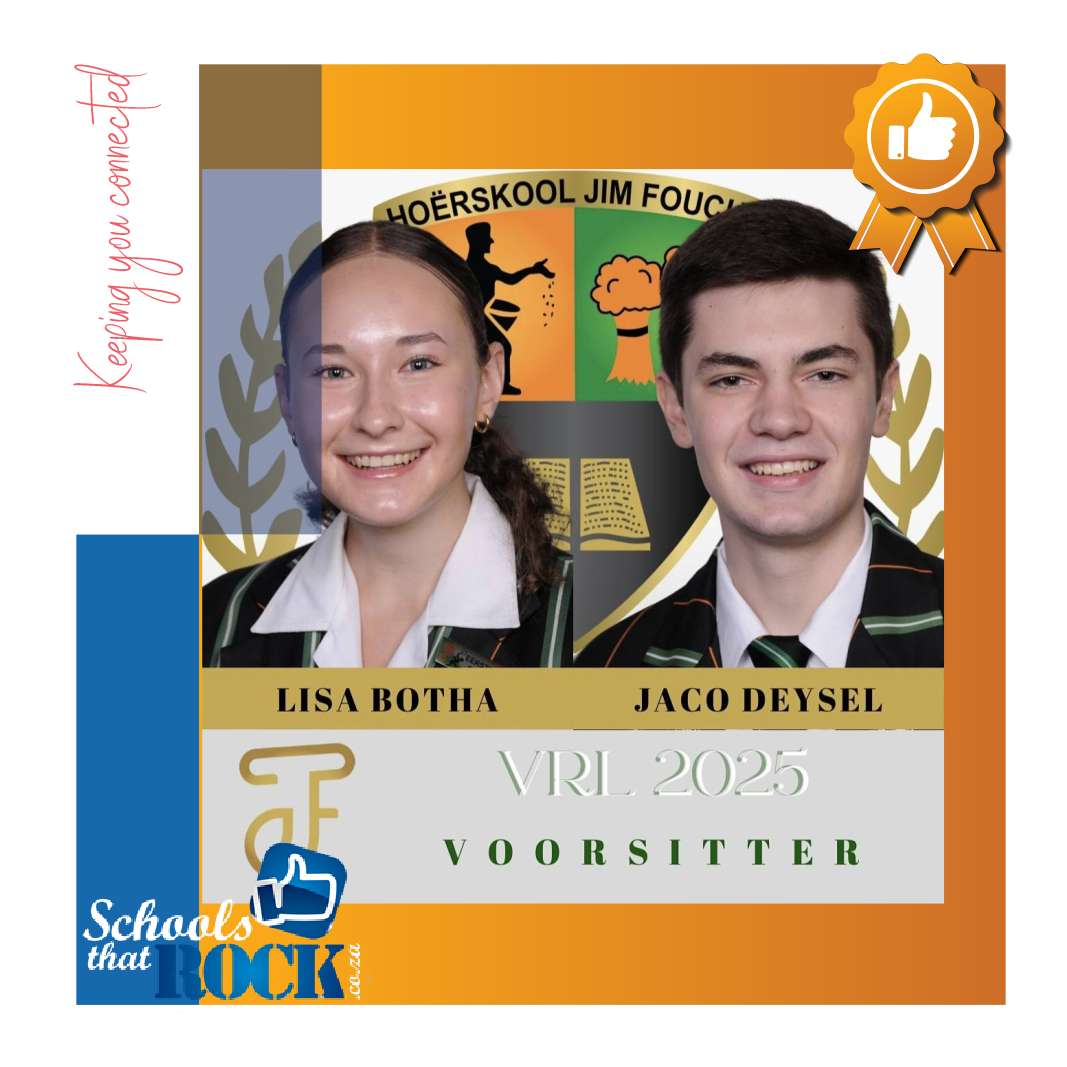 Hoofleiers 2025 - Hoërskool Jim Fouché