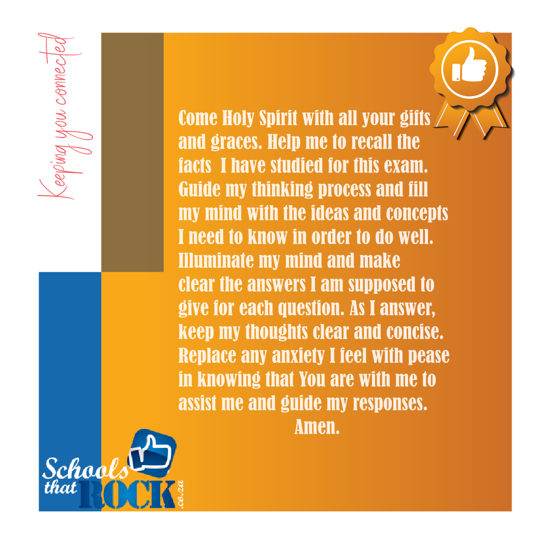 Prayer for Matric exams 2024