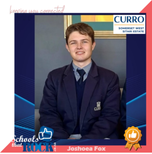 Head Boy 2025 – Curro Somerset West