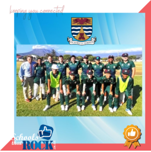 Krieketseisoen skop af – Hoërskool Strand