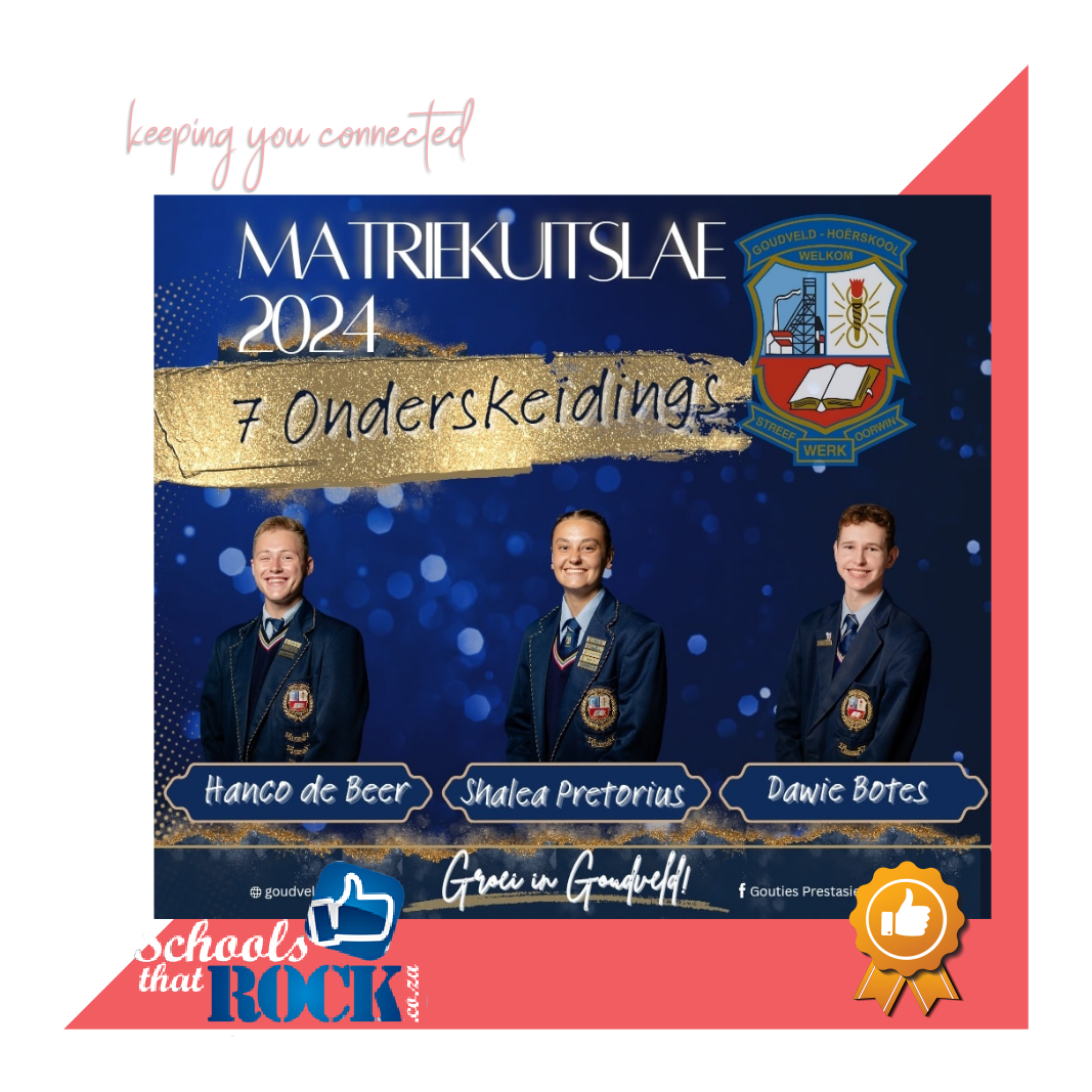 Matriekuitslae 2024 - Hoërskool Goudveld