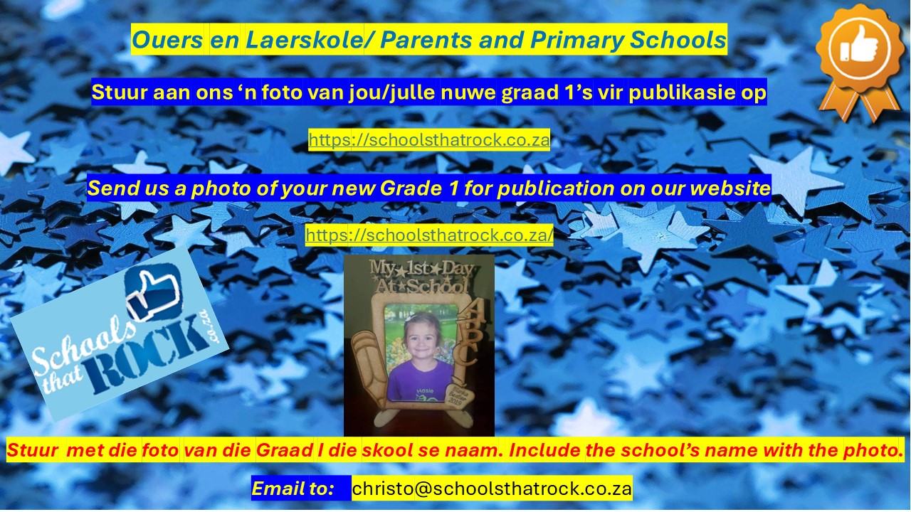Graad 1's/ Grade 1's - Laerskole/ Primary schools