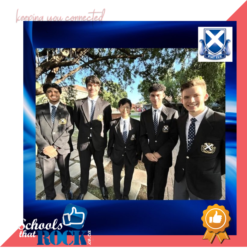 Top Eight Matric Achievers - Saint Andrew's School Bloemfontein