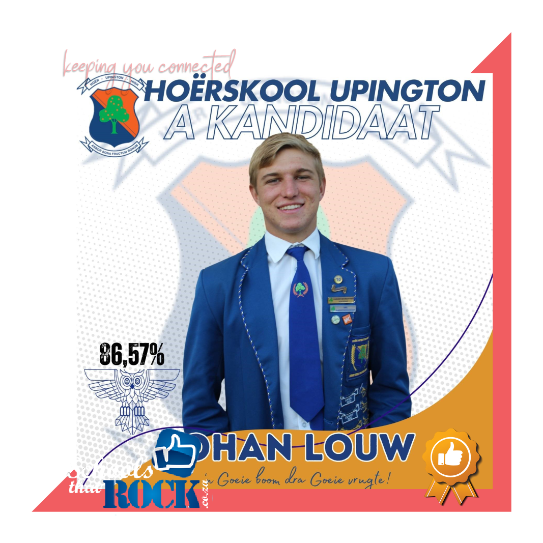 Uppies matrieks vier uitnemendheid - Hoërskool Upington