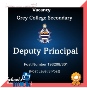 Vacancy/ Betrekking – Grey College