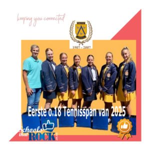 Eerste o.18 Tennisspan – Hoër Meisieskool Oranje