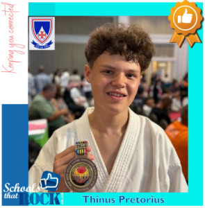 SA-karate – Hoërskool Zwartkop leerder presteer