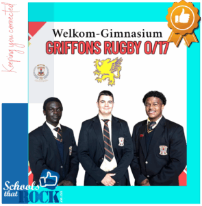 Griffons Rugbyspanne – Welkom Gimnasium se trots