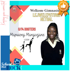 Lejweleputswa Netbal spanne – Welkom Gimnasium Skool
