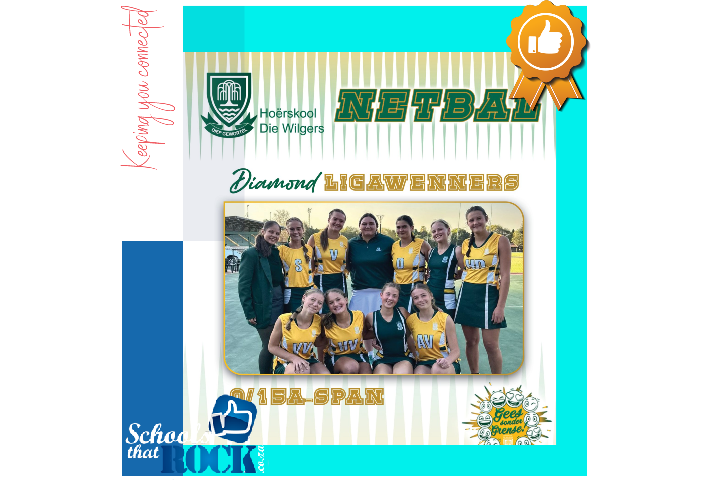 Netbal Prestasies 2025 - Hoërskool Die Wilgers