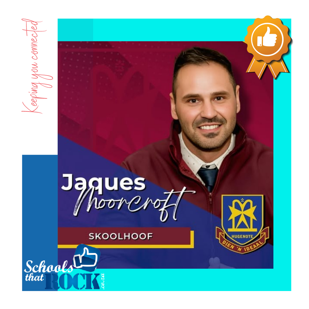 Skoolhoof verwelkom - Hoërskool Hugenote Mnr Moorcroft