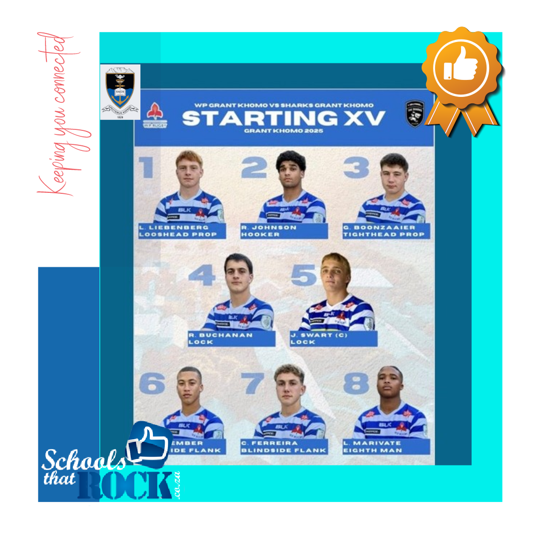 U16A WP Rugby - SACS 2025 Grant Khomo Week