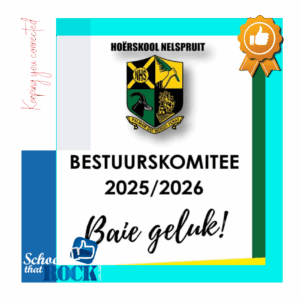 Bestuurskomitee 2025/2026 – Hoërskool Nelspruit aankondiging