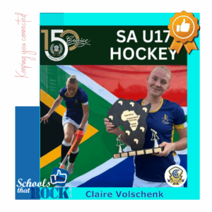 SA U17 Hockey – Eunice High School, Claire Volschenk Shines