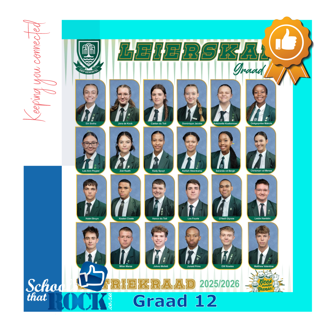 Verteenwoordigende Leerderraad (VLR) 2025/26 - Die Wilgers
