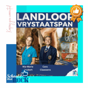 Vrystaat Landloopspan – Hoërskool Goudveld atlete in span