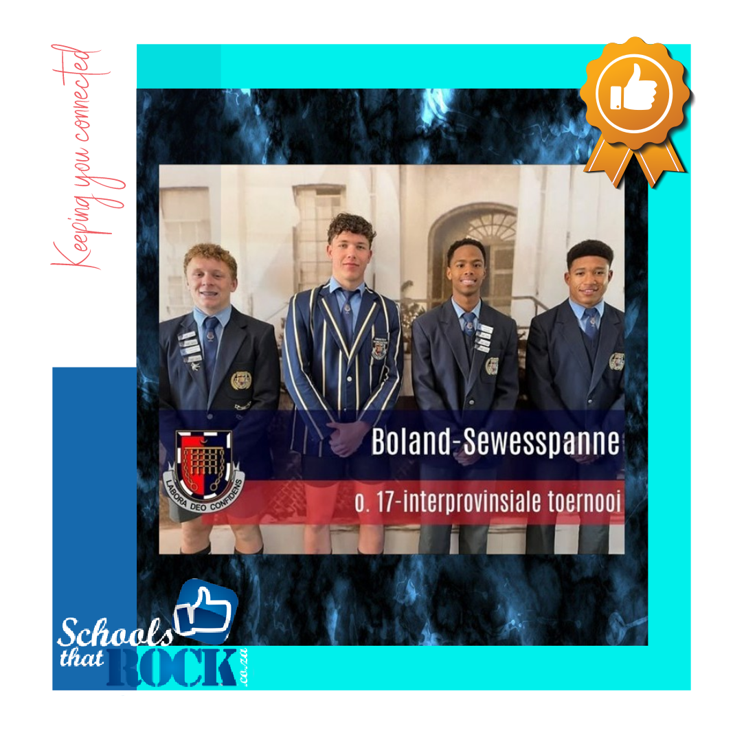 Boland Sewes Rugbyspanne - HTS Drostdy trots op o.17spelers