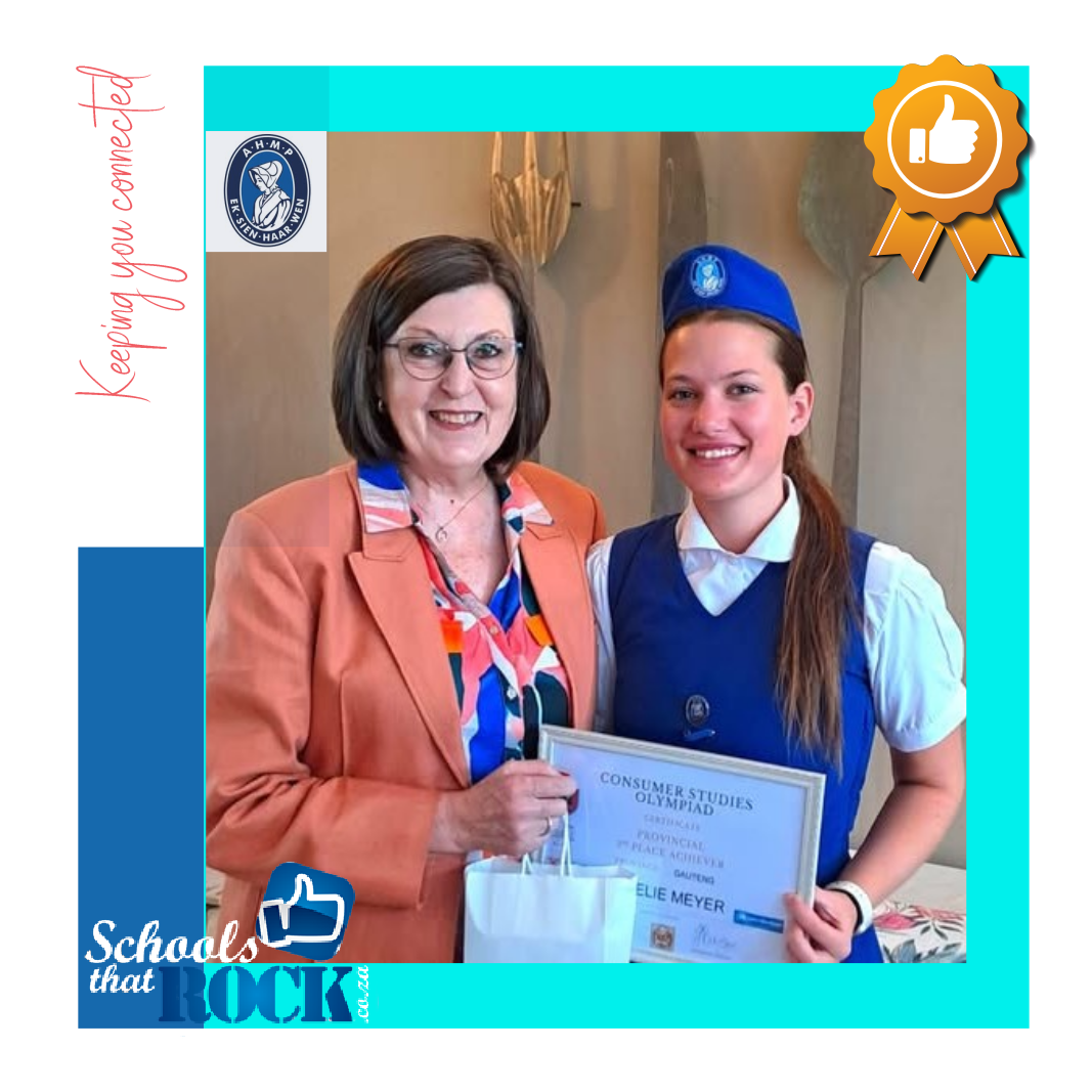Gauteng Consumer Studies Olympiad - AHMP se Amélie Meyer 3de