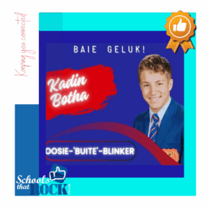 Oosie Stoei-uitblinker – Hoërskool Oosterlig spog met Kadin Botha