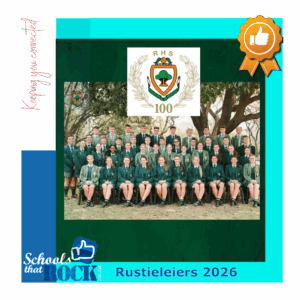 Rustie-leiers 2026 – Hoërskool Rustenburg,  Diensbaar lei ek