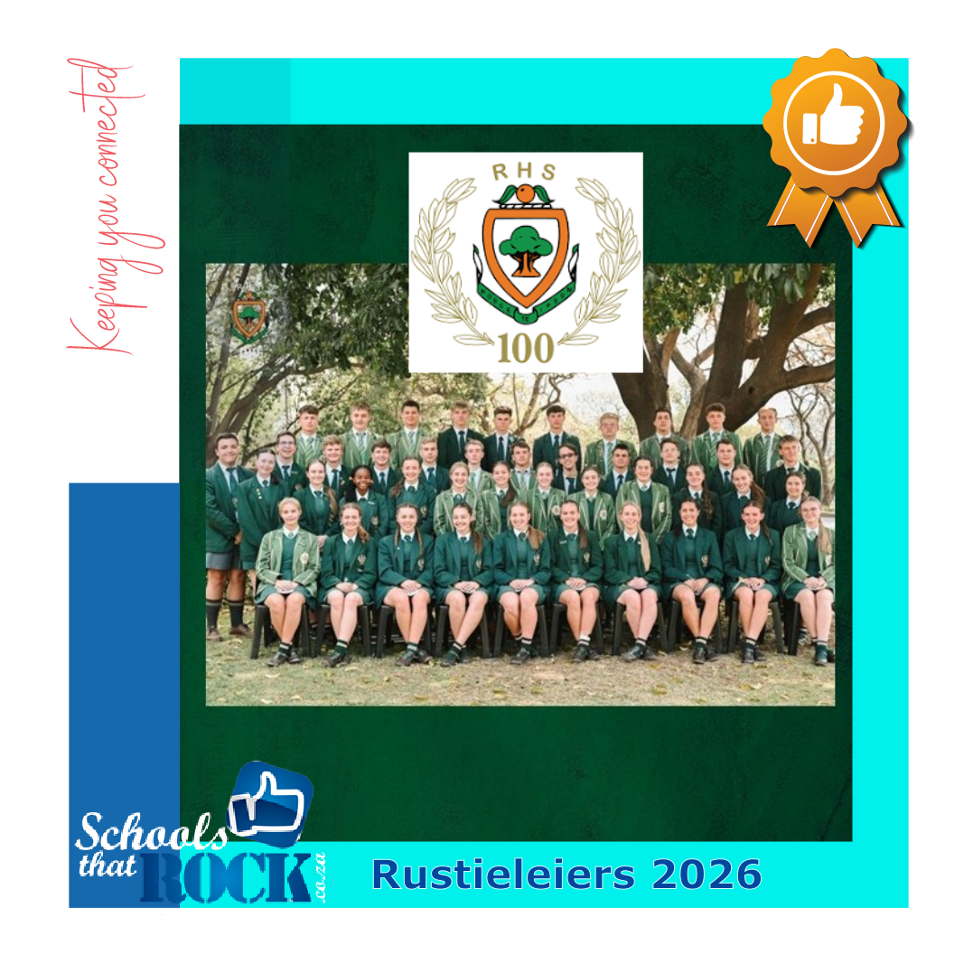 Rustie-leiers 2026 - Hoërskool Rustenburg, Diensbaar lei ek