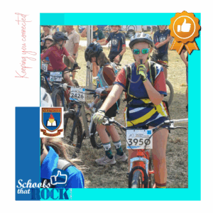 SA Bergreeks Bergfiets-inisiatief – Laerskool Westwood trap saam