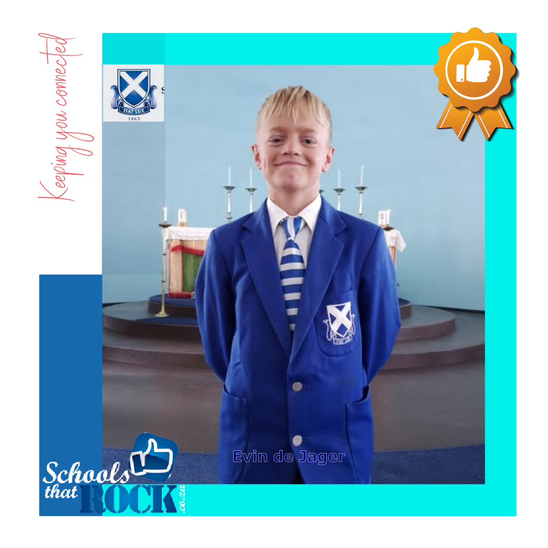 Swimming Champ, Evin, Excels - St Andrew's School Bloemfontein