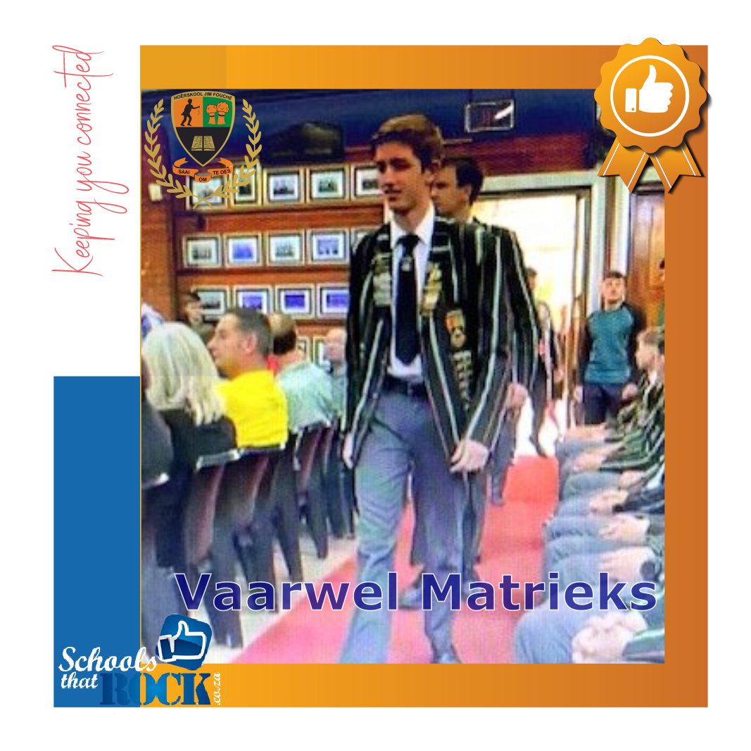 2025 Matrieks laaste dag - Hoërskool Jim Fouché groet matrieks
