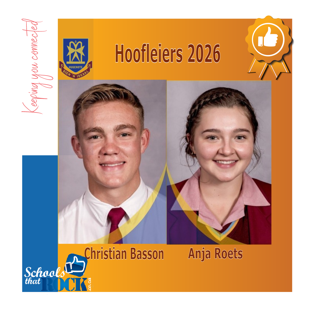 Hoof- en onderhoofleiers - Hoërskool Hugenote voorstelling
