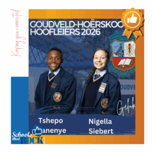 Hoofleiers 2026 – Hoërskool Goudveld aankondiging