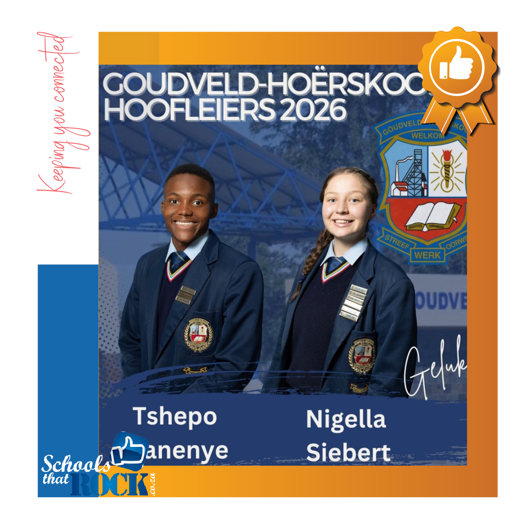 Hoofleiers 2026 - Hoërskool Goudveld aankondiging