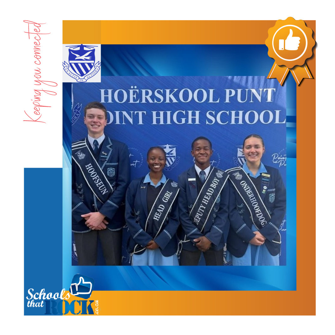 Hoofleiers 2026 - Hoërskool Punt stel met trots voor.