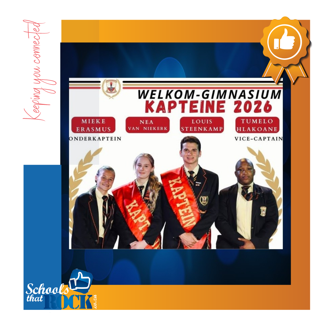 Hoofleiers 2026 - Welkom Gimnasium trots op 2026 kapteine