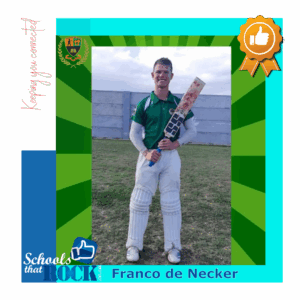 JF Krieket – Hoërskool Jim Fouché teen Hoërskool Bellville