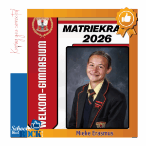 Matriekraad 2026 – Welkom Gimnasium kondig met trots aan