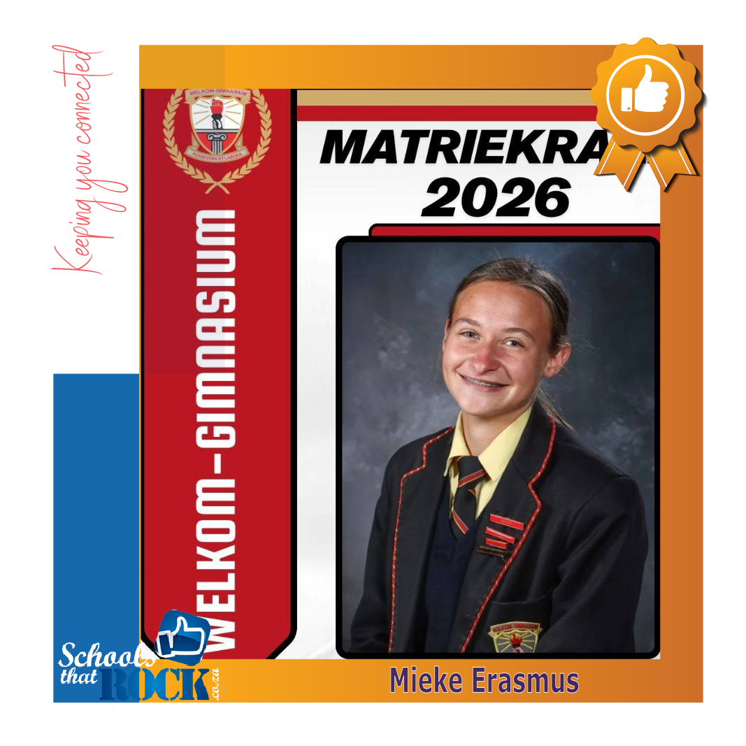 Matriekraad 2026 - Welkom Gimnasium kondig met trots aan