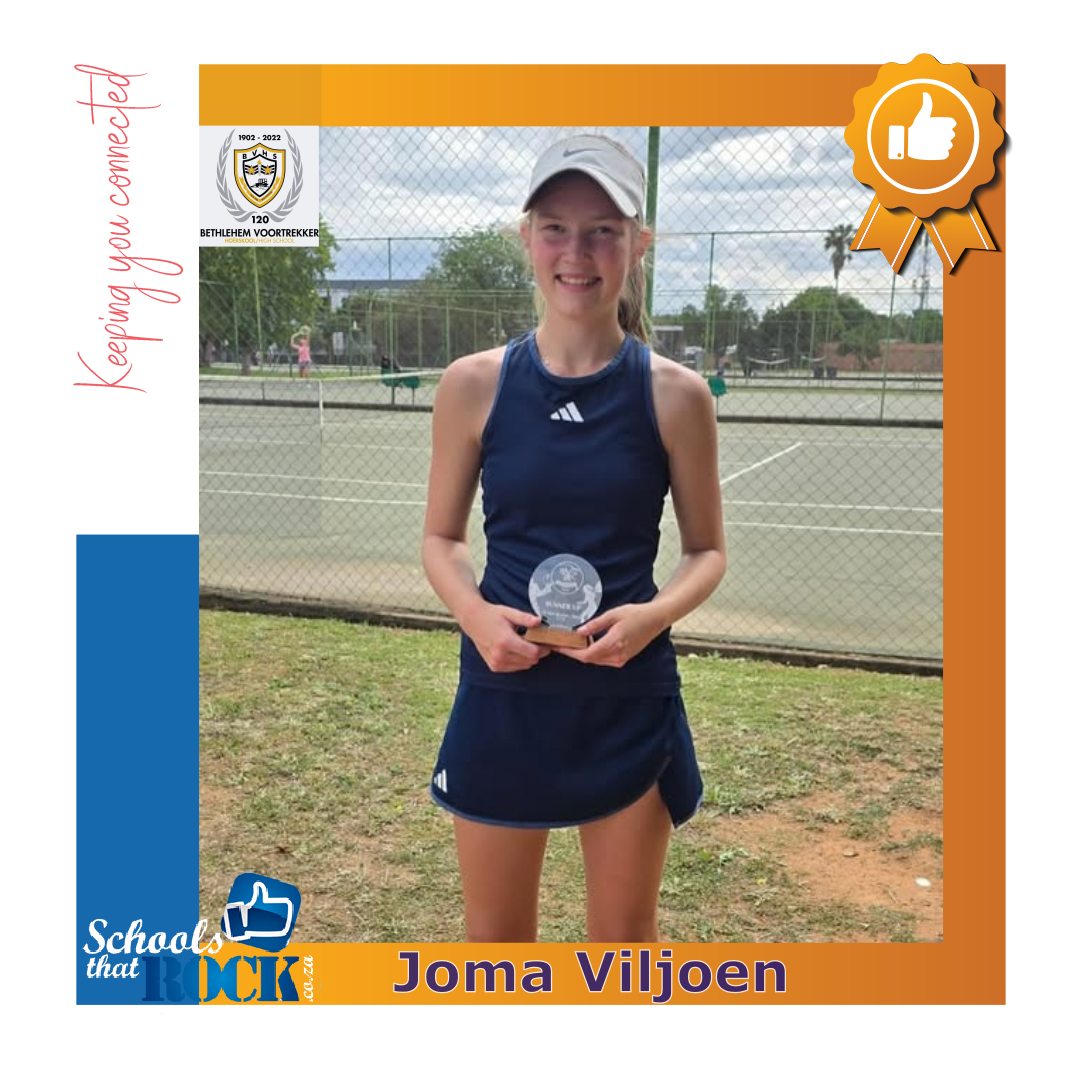 Mini Masters Tennistoernooi - BVHS trots op Joma Viljoen