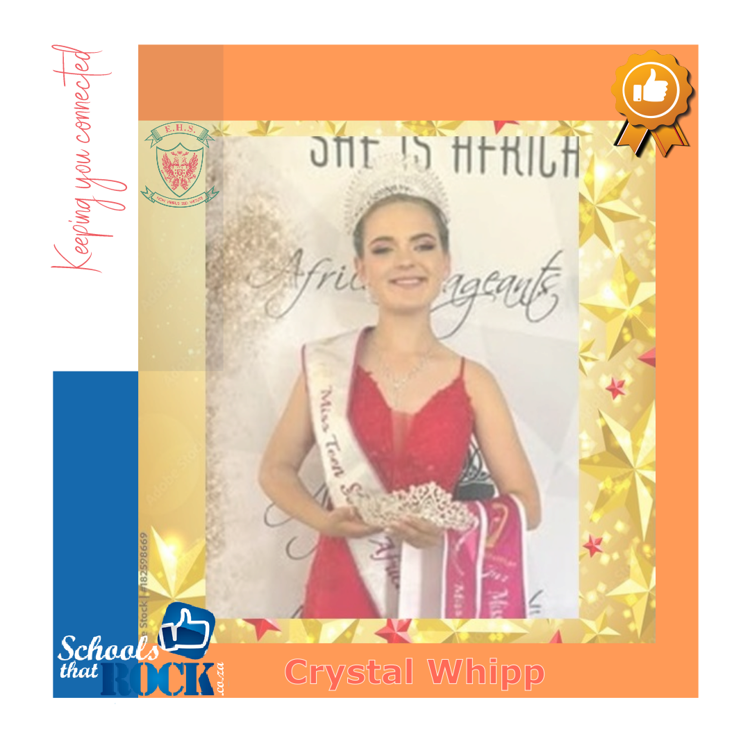 Miss Teen Junior SA - Ermelo High School delighted