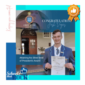 President’s Award – Grey High School is proud of Josh Voges