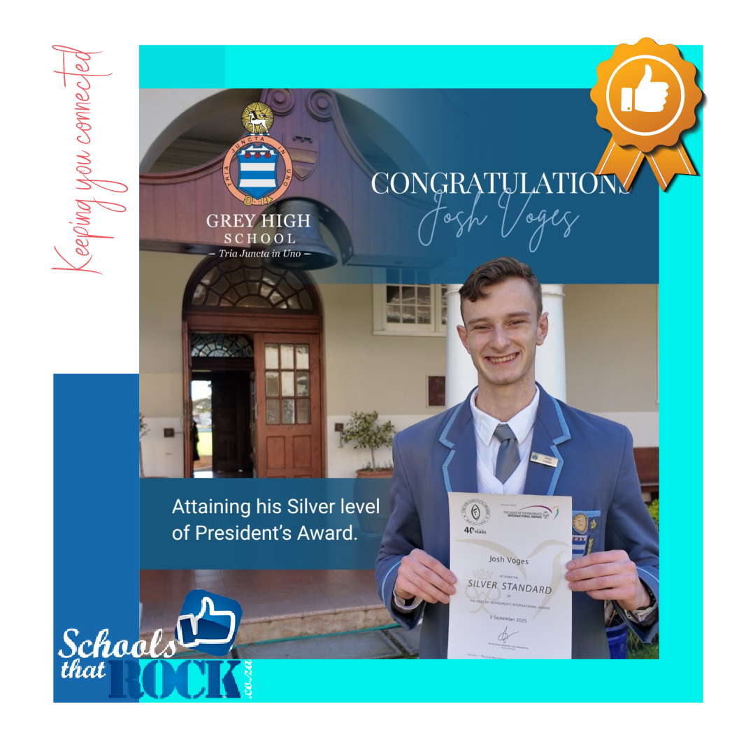 President’s Award - Grey High School is proud of Josh Voges