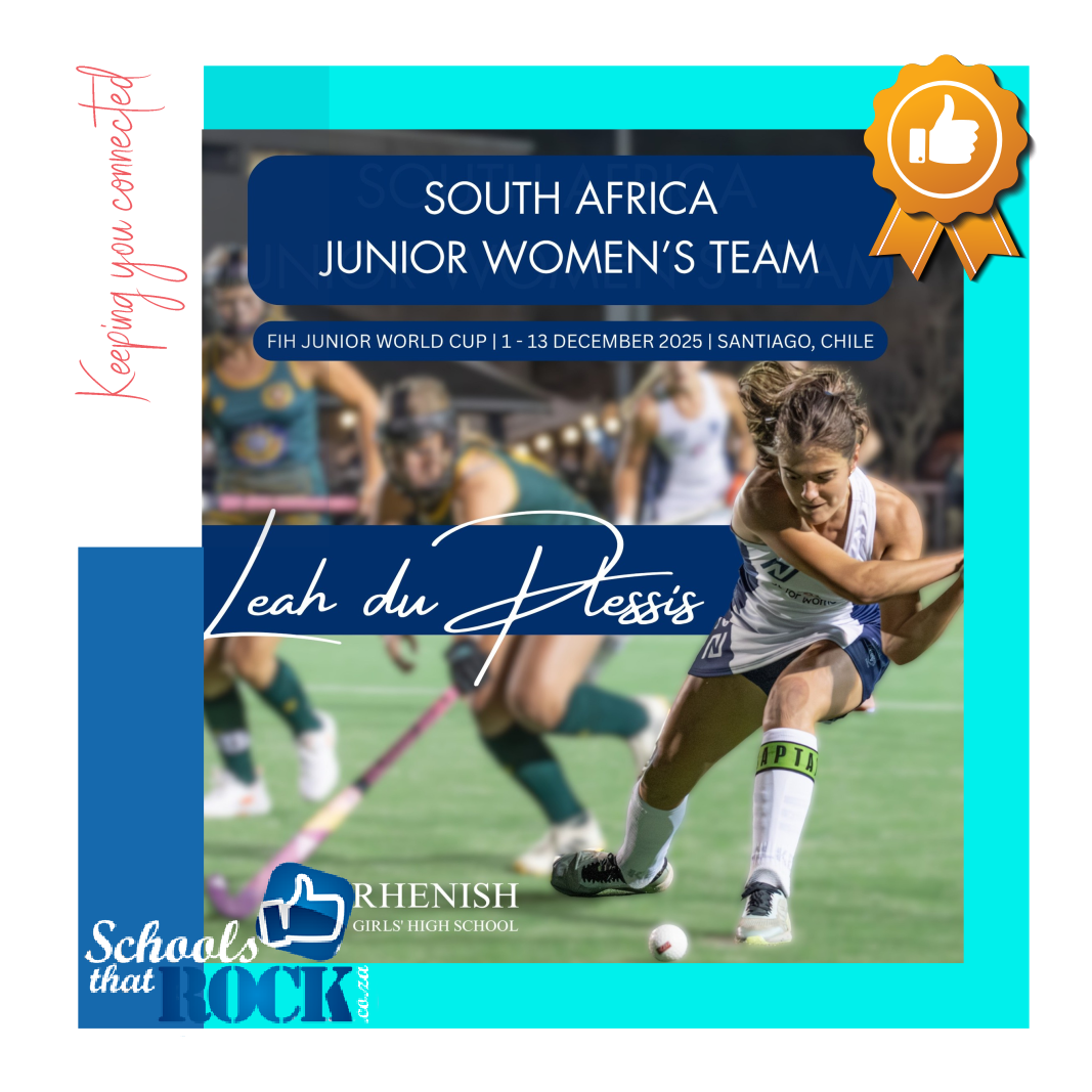 SA Junior Women’s Hockey - Rhenish Girls' High School delighted