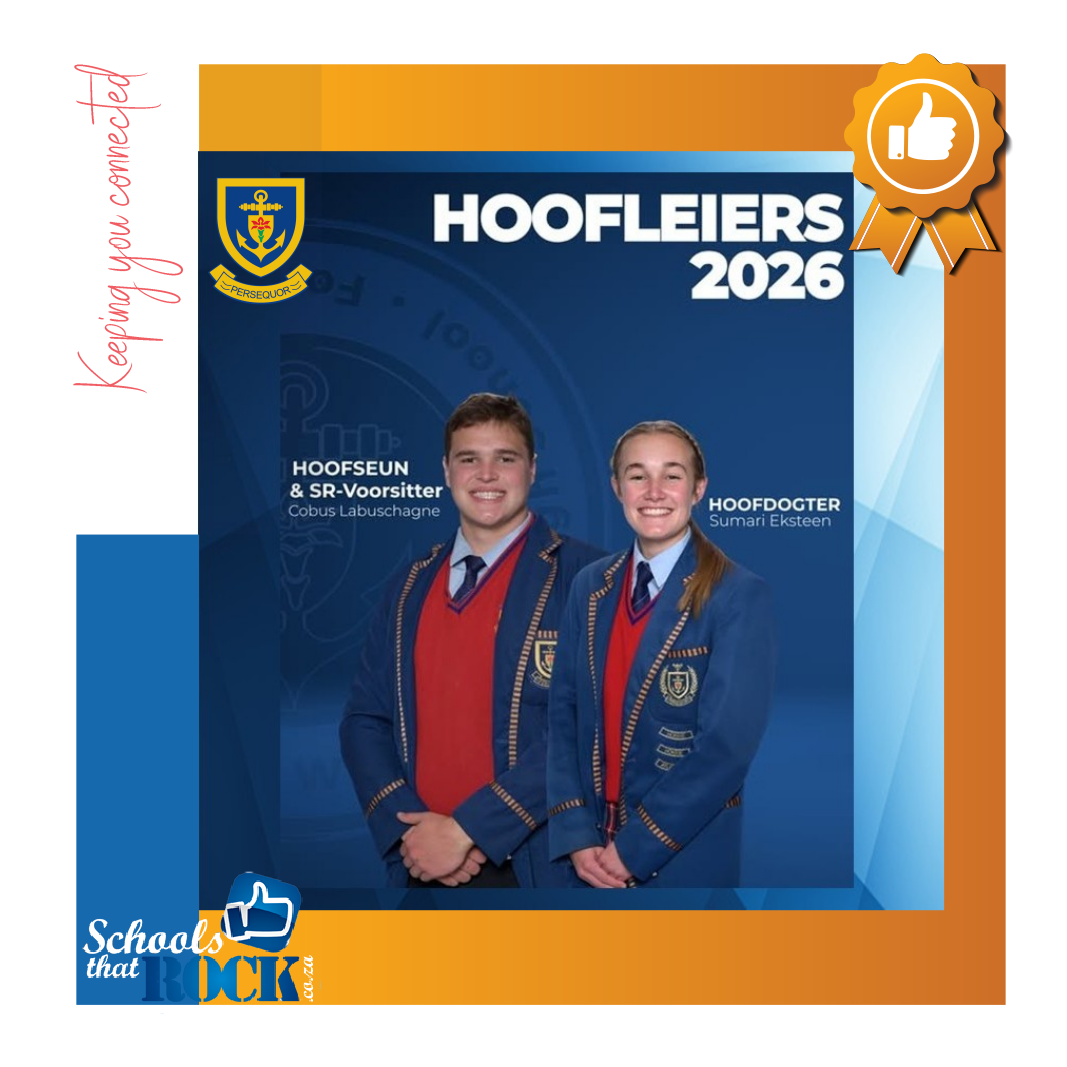 Trotse Hoofleiers 2026 - Hoërskool Witteberg aankondiging