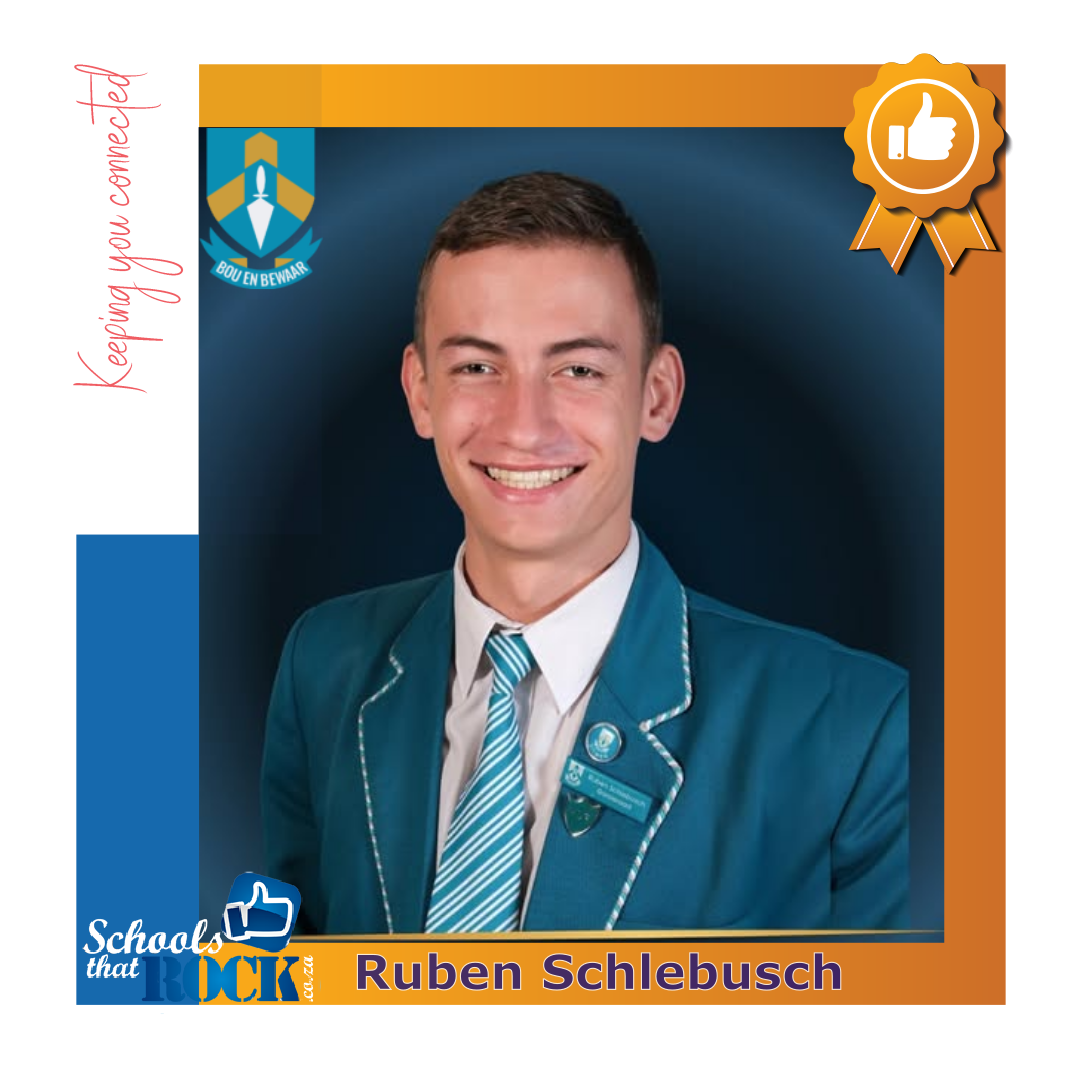 Alpha Wiskunde Prestasie - Hoërskool Garsfontein trots op Ruben