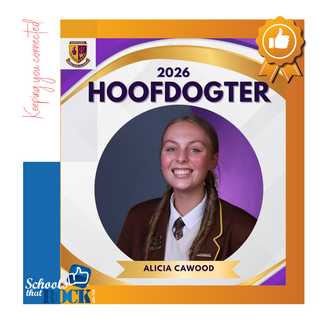 Hoofleiers 2026 - Hoërskool Driehoek bars van trots