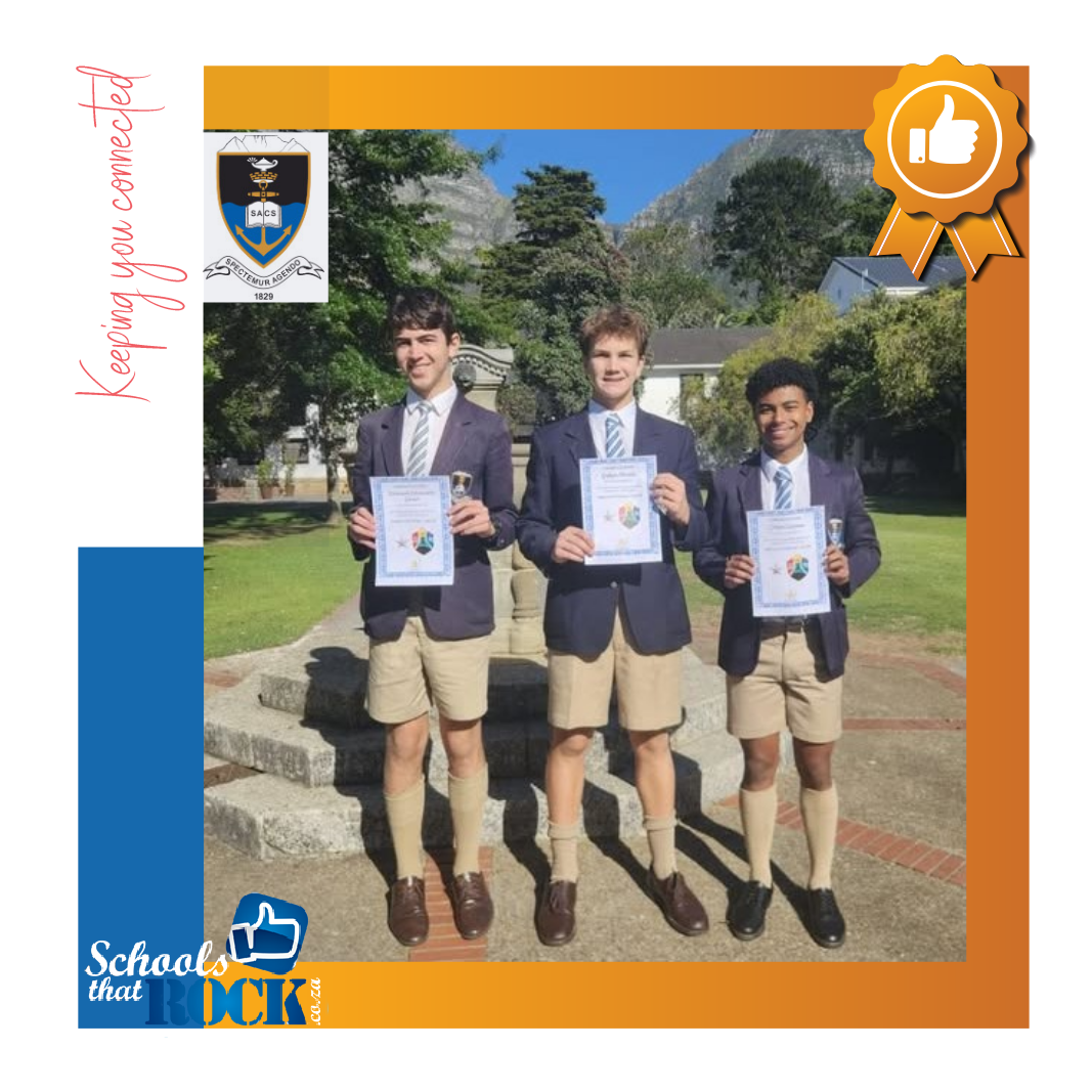 Junior DANKie Olympiad - SACS boys' excellent performance